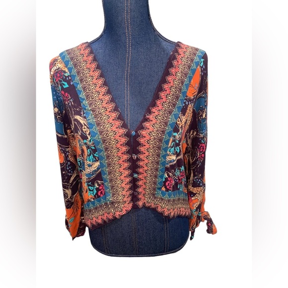 Free People Tops - Free People Bohemian Blouse Size Medium